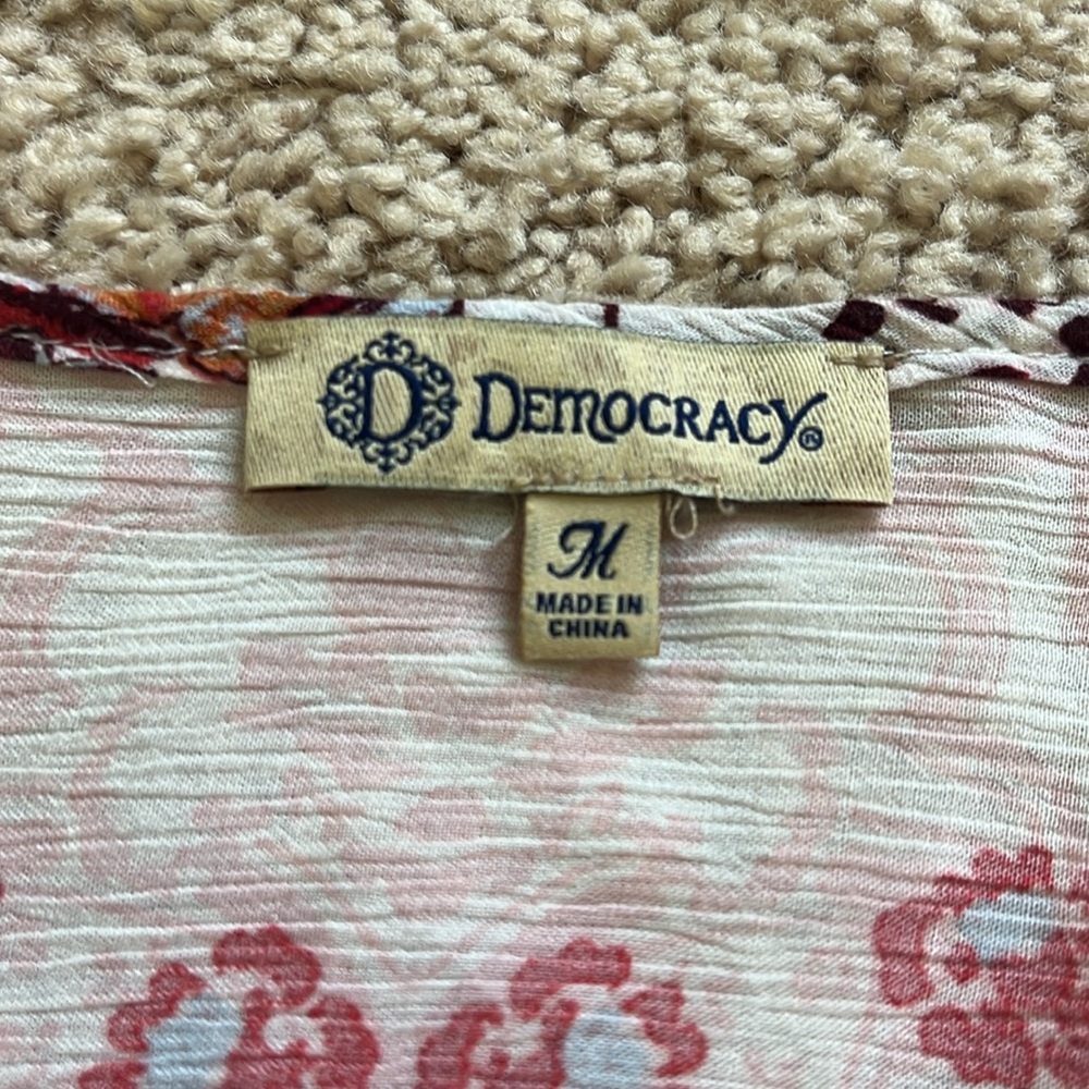 Democracy Boho cold shoulder / arm blouse - Picture 4 of 10